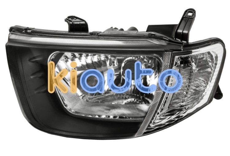 Faro delantero mitsubishi l200 2005-2010 cabina simple / piloto blanco / manual / izquierdo OE 8301A387