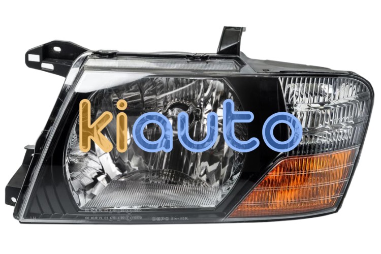 Faro delantero mitsubishi montero 2000-2003 base negra / izquierdo OE MR388007 / MR548033 / MR548035
