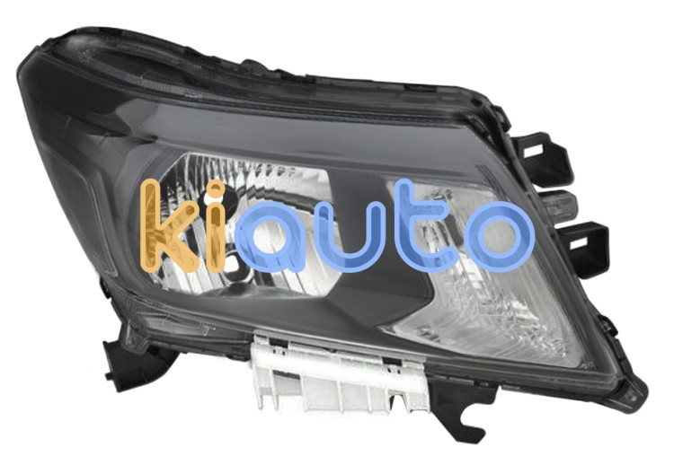 Faro delantero nissan navara 2015-> base negra / derecho OE 260104KUOB / 26010-4KUOB