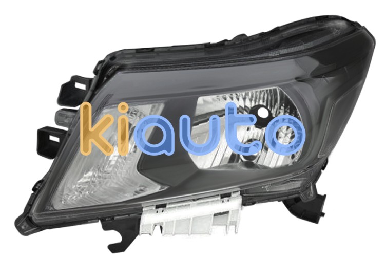 Faro delantero nissan navara 2015-> base negra / izquierdo OE 260604KUOB / 26060-4KUOB