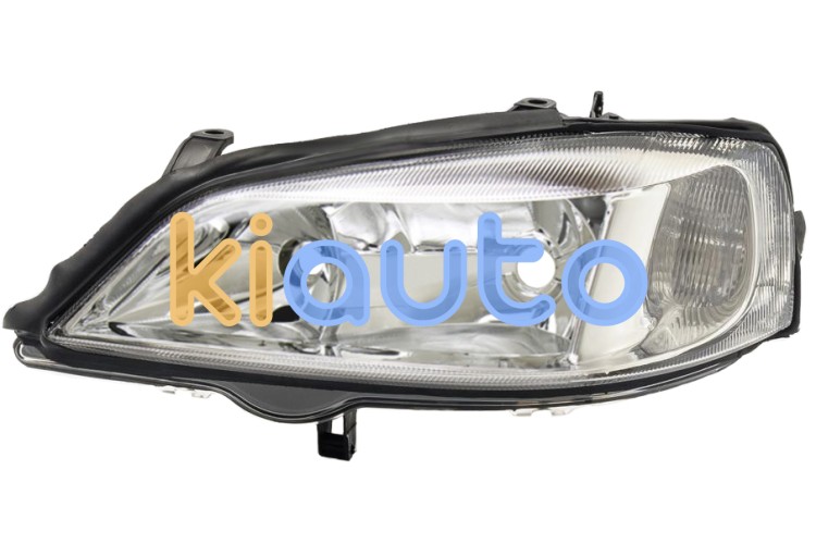 Faro delantero opel astra g 1998-2004 base cromada / izquierdo OE 1216539 / 1216110 / 1216157