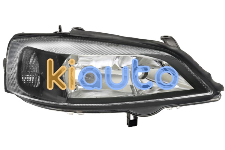 Faro delantero opel astra g 1998-2004 base negra / derecho OE 1216288 / 1216107 / 1216103