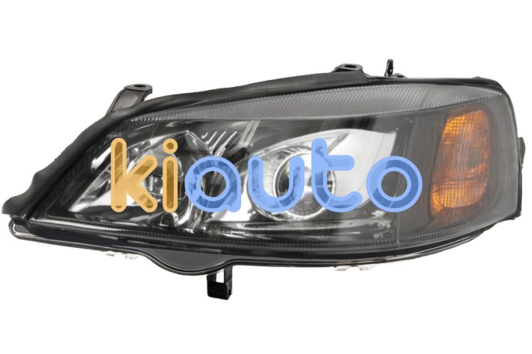 Faro delantero opel astra g 1998-2004 xenon / base negra / izquierdo OE 1216108 / 1216115 / 1216269