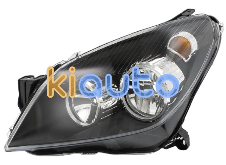 Faro delantero opel astra h 2004-2007 base negra / izquierdo OE 1216561 / 1216661 / 93178635