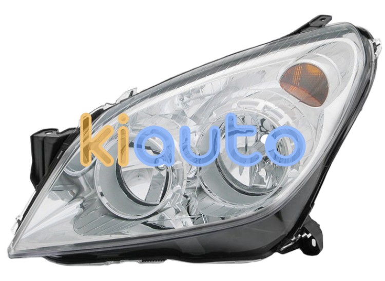 Faro delantero opel astra h gtc 2004-2009 3 puertas / base cromada / izquierdo OE 1216659 / 93190069