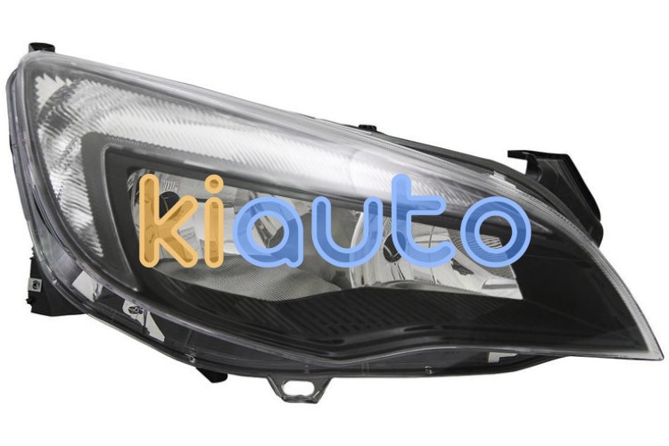 Faro delantero opel astra j 2009-2013 base negra / derecho OE 1216220 / 13297723