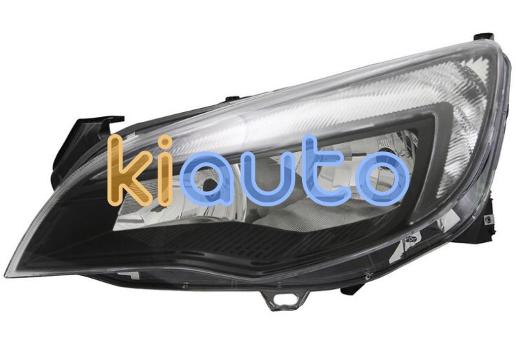 Faro delantero opel astra j 2009-2013 base negra / izquierdo OE 1216219 / 13297722