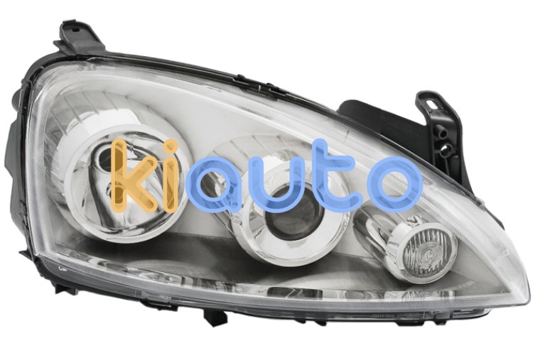 Faro delantero opel combo 2000-2012 tipo zkw / h7+h1 / con motor / derecho OE 1216176 / 1216292 / 93188580