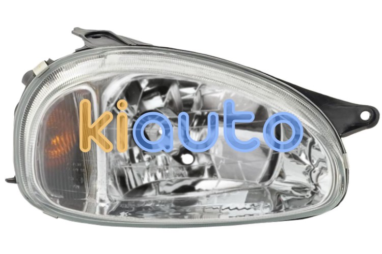 Faro delantero opel corsa b 1997-2000 lente lisa / manual / derecho