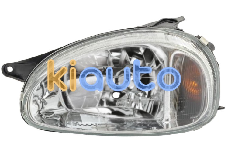 Faro delantero opel corsa b 1997-2000 lente lisa / manual / izquierdo