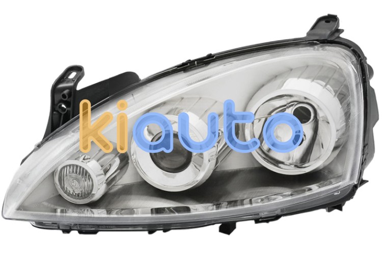 Faro delantero opel corsa c 2003-2006 tipo zkw / h7+h1 / con motor / izquierdo OE 1216177 / 1216293 / 93188581