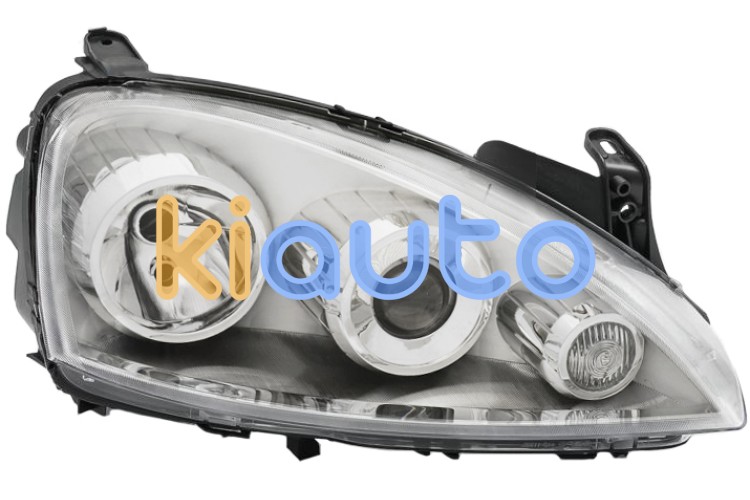 Faro delantero opel corsa c 2003-2006 tipo zkw / h7+h1 / derecho OE 1216176 / 1216292 / 93188580