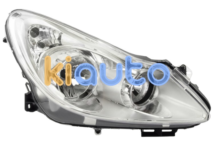 Faro delantero opel corsa d 2006-2011 base cromada / derecho OE 1216188 / 93189358
