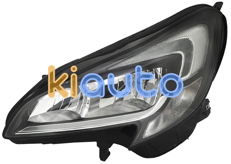 Faro delantero opel corsa e 2015-2019 detalle cromado / led / izquierdo OE 1216873 / 13381343