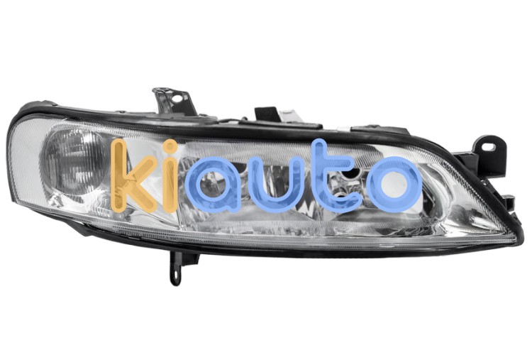Faro delantero opel vectra b 1999-2002 tipo valeo / base cromada / derecho OE 1216054 / 1216058 / 09119524