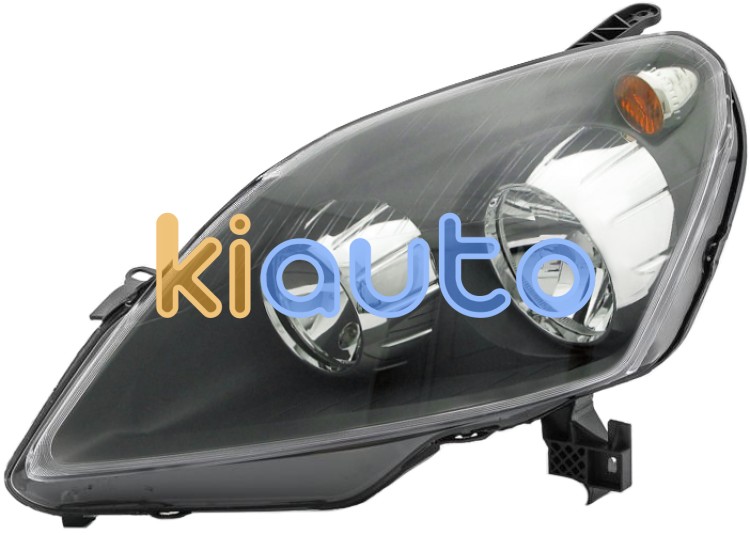 Faro delantero opel zafira b 2005-2007 base negra / izquierdo OE 1216571 / 1216669 / 93179910