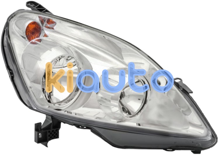 Faro delantero opel zafira b 2007-2011 base cromada / derecho OE 1216680 / 93192444