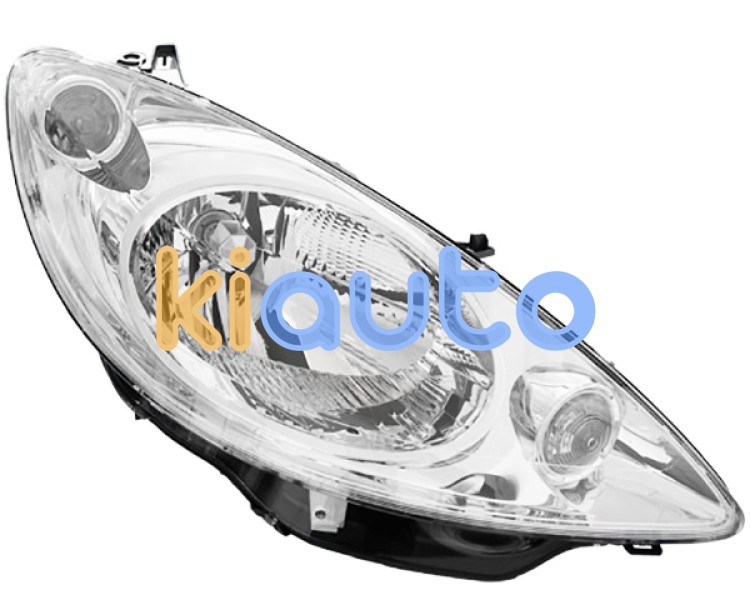 Faro delantero peugeot 1007 2004-2010 base cromada / derecho OE 620649