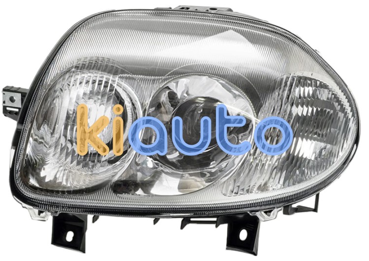 Faro delantero renault clio 1998-2001 optica doble / izquierdo OE 7701045174