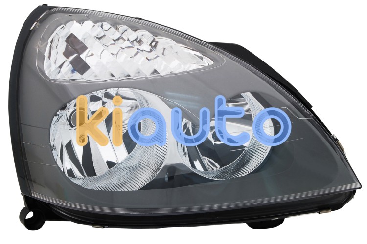 Faro delantero renault clio 2001-2006 base gris / derecho OE 7701057658