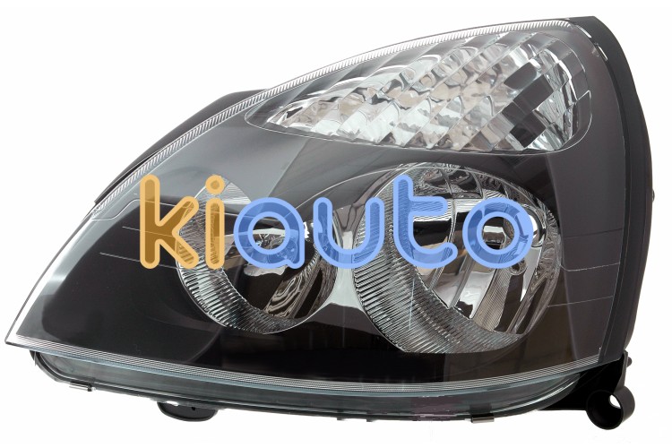 Faro delantero renault clio 2001-2006 base negra / izquierdo OE 7701051769