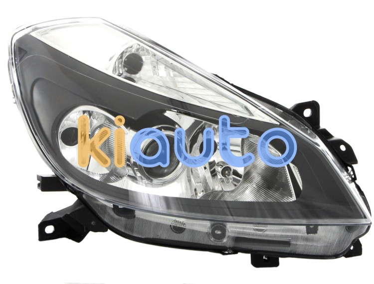 Faro delantero renault clio 2005-2009 base negra / modelo sport / derecho OE 7701061076 / 7701070492 / 260100822R