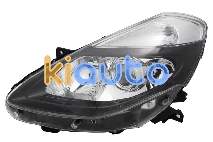 Faro delantero renault clio 2009-2013 base oscura / lamparas h1+h7+h7 / izquierdo OE 7701072008