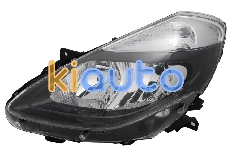 Faro delantero renault clio 2009-2013 base oscura / lamparas h7+h7 / izquierdo OE 7701072012 / 260603106R