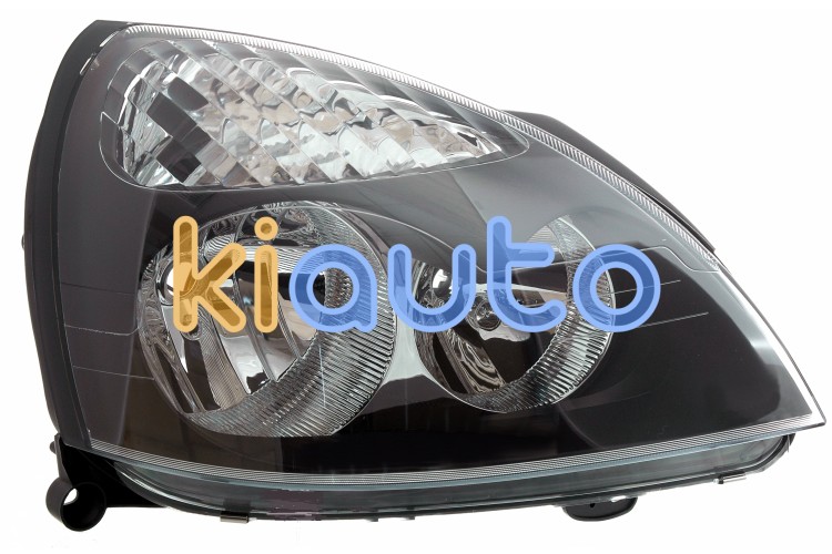 Faro delantero renault clio campus 2006-2009 base negra / derecho OE 7701051770