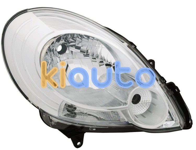 Faro delantero renault kangoo 2007-2013 base cromada / derecho OE 7701068178