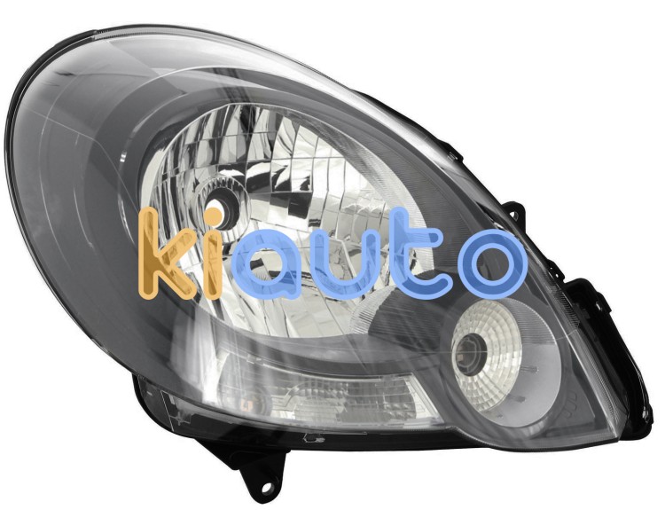 Faro delantero renault kangoo 2007-2013 base negra / derecho OE 7701071595