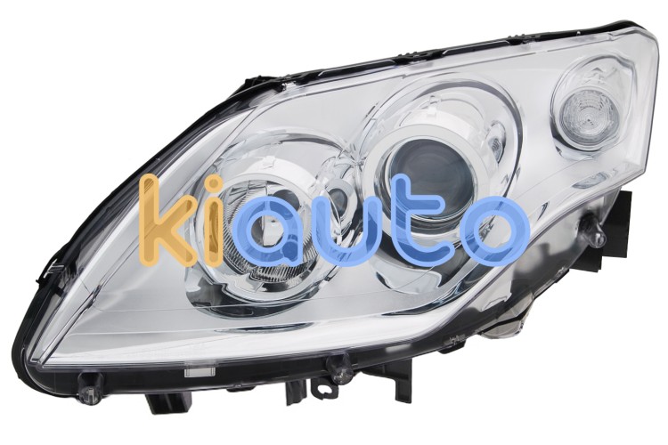 Faro delantero renault laguna 2007-2011 base cromada / izquierdo OE 260600038R