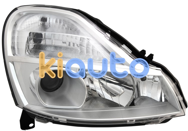 Faro delantero renault modus 2008-2014 lamparas h1+h1+h1 / con lupa / derecho OE 7701069722