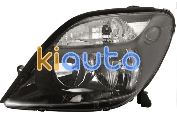 Faro delantero renault scenic 1999-2002 base negra / izquierdo OE 7701047606