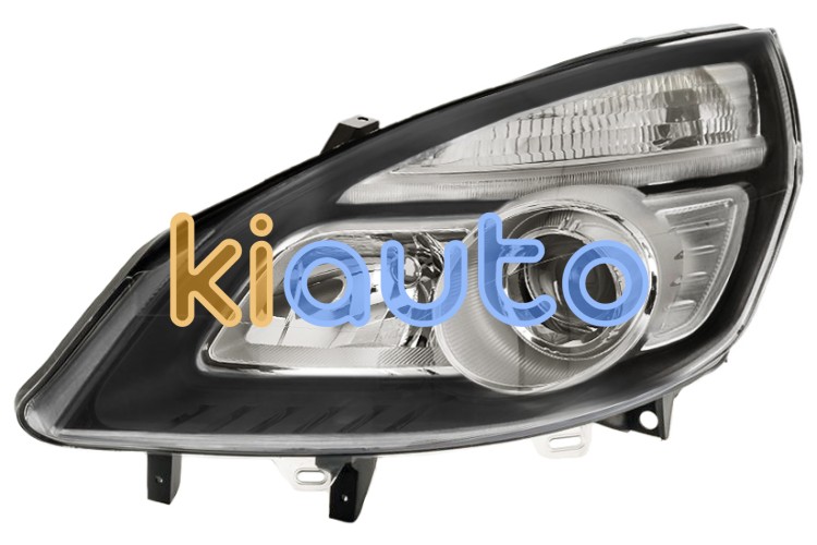 Faro delantero renault scenic 2006-2009 base negra / izquierdo OE 7701071369