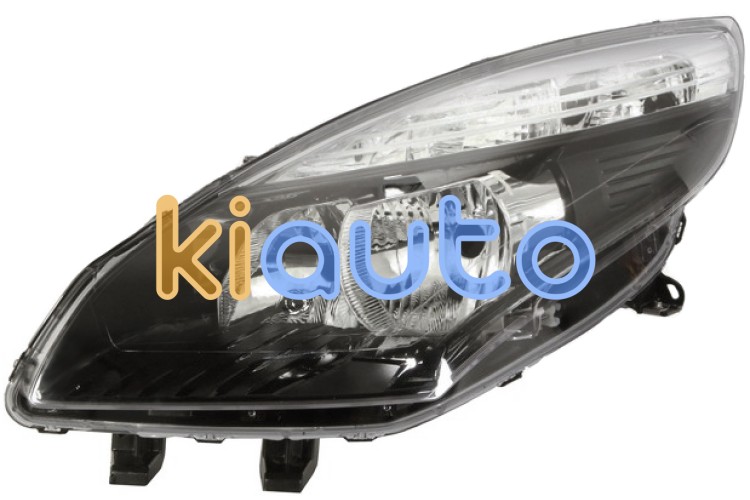 Faro delantero renault scenic 2009-2012 base negra / izquierdo OE 260608682R