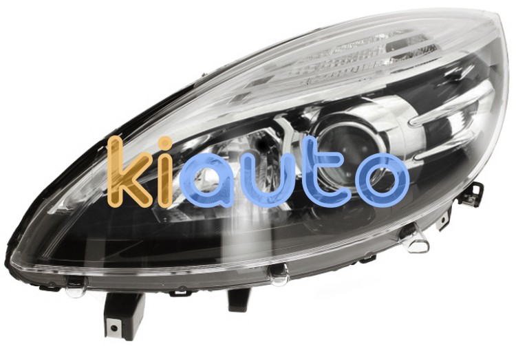 Faro delantero renault scenic 2012-2013 base negra / izquierdo OE 260608203R