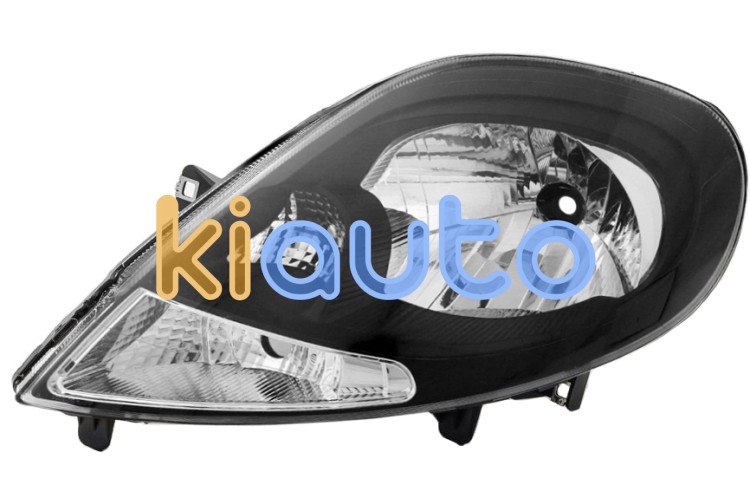 Faro delantero renault trafic 2007-2014 base negra / piloto blanco / izquierdo OE 260608802R / 4407952 / 93864870
