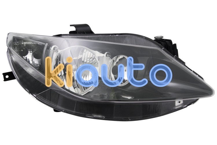 Faro delantero seat ibiza 2008-2012 optica doble / base negra / derecho OE 6J1941034A