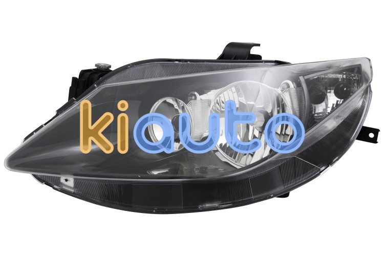 Faro delantero seat ibiza 2008-2012 optica doble / base negra / izquierdo OE 6J1941033A