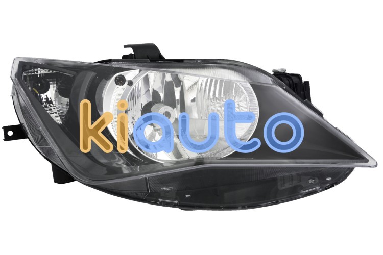 Faro delantero seat ibiza 2012-2017 base negra / derecho OE 6J1941022E / 6J1941022J