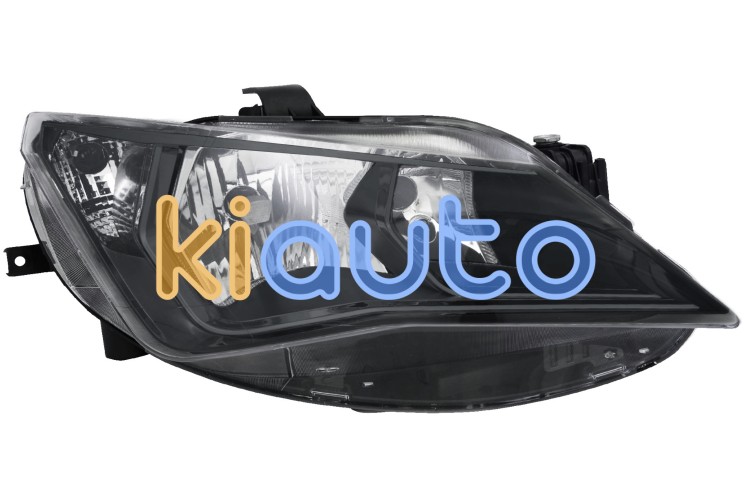 Faro delantero seat ibiza 2012-2017 optica doble / base negra / derecho OE 6J1941034D / 6J1941034F / 6J1941034H