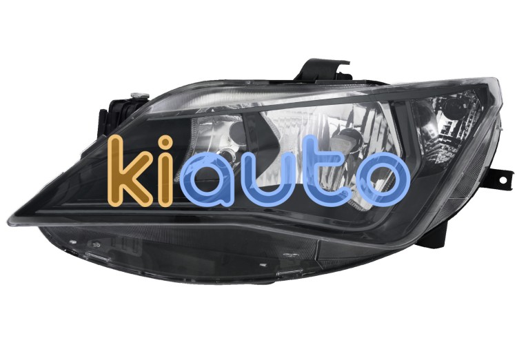 Faro delantero seat ibiza 2012-2017 optica doble / base negra / izquierdo OE 6J1941033D / 6J1941033F / 6J1941033H