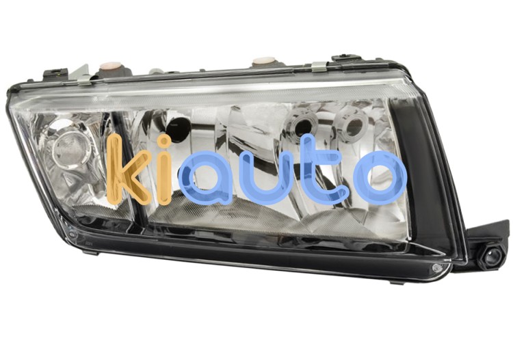 Faro delantero skoda fabia 2004-2007 base negra / modelo junior / derecho OE 6Y1941016F / 6Y1941016P
