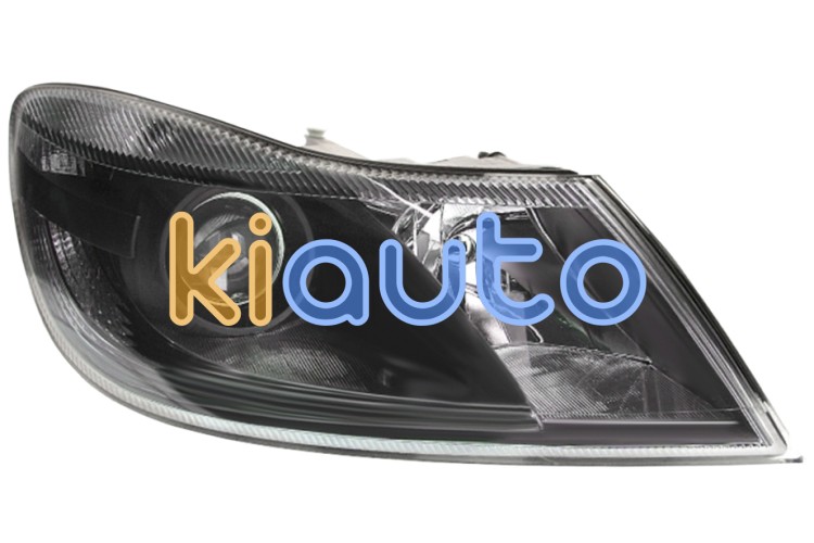 Faro delantero skoda octavia 2009-2013 base negra / derecho OE 1Z1941018S