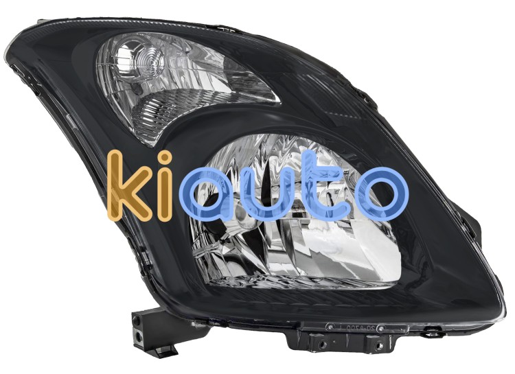 Faro delantero suzuki swift 2007-2010 base negra / electrico / derecho OE 35120-63J11-000 / 35120-63J10-000 / 35120-62J11-000