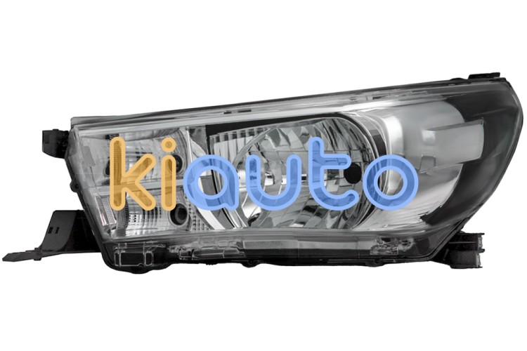 Faro delantero toyota hilux 2016-2021 base cromada / izquierdo OE 811500K690 / 81150-0K690