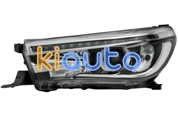 Faro delantero toyota hilux 2016-2021 base negra / izquierdo OE 810700K710 / 81070-0K710