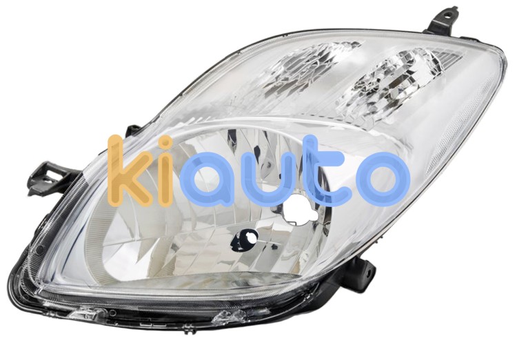 Faro delantero toyota yaris 2009-2011 tipo valeo / base cromada / izquierdo OE 811700D330