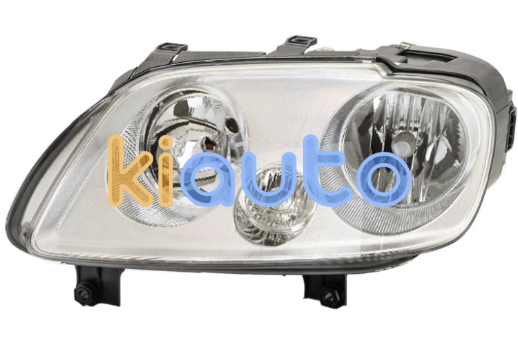 Faro delantero volkswagen caddy 2004-2010 base cromada / lamparas h1+h7 / izquierdo OE 2K0941005B / 2K0941005D